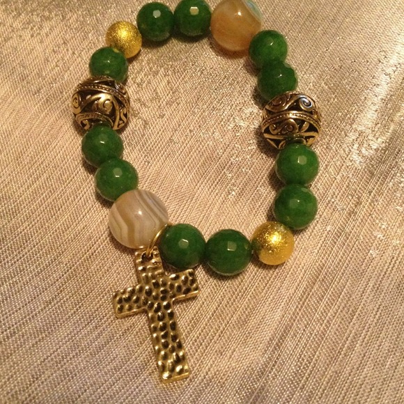 Trendy gemstone stackable bracelets - Picture 3 of 4