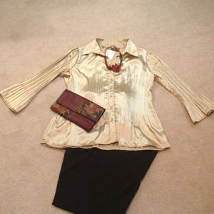 Gold blouse