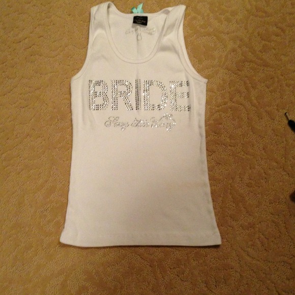 Victoria's Secret white bride tank top