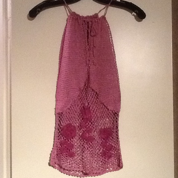 ❌Sold in person to trinisye❌Bebe crocheted top - Picture 4 of 4