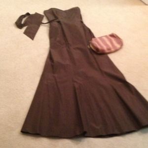 Laundry strapless evening gown