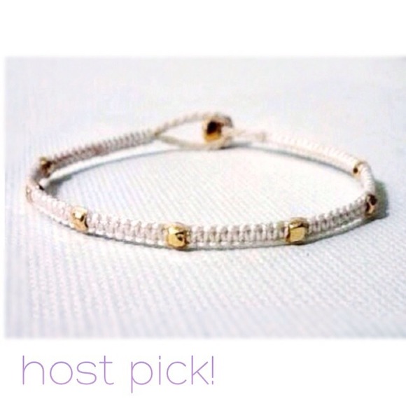 🎉HP!!🎉 gold beaded arm candy friendship bracelet