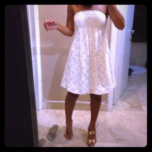 Strapless party dress