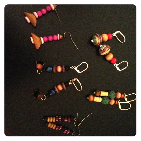 Homemade earrings❤ never been worn. - Picture 1 of 1