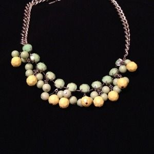 Green and yellow necklace