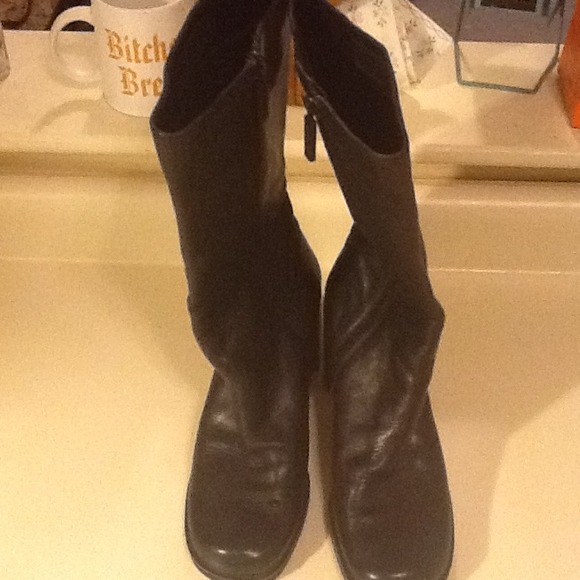 Leather High Heel Boot's Woman - Picture 3 of 4