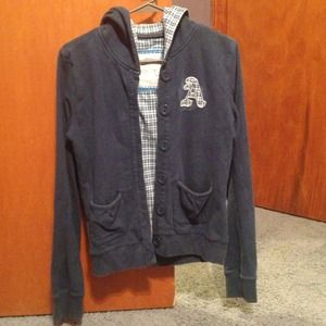 Aeropostale button-up sweater