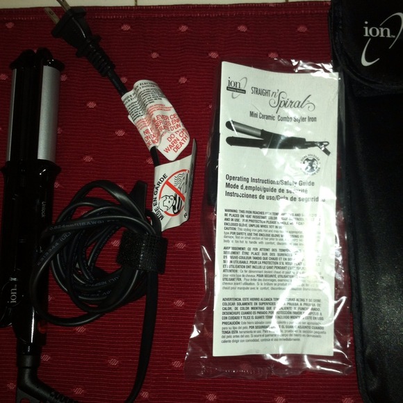 Ion straightening spiral