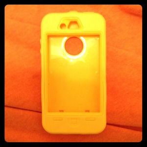 Faux Yellow Otter-box I phone 4 Case