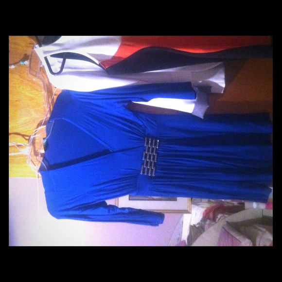 Royal Blue shirt dress 💜✨✨ - Picture 1 of 2