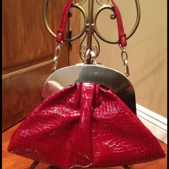 Red handbag