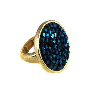 Pop Rock Stretch Ring Blue