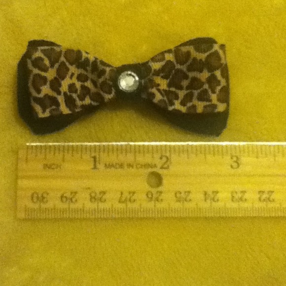 💥Cheetah print hair bow - Picture 2 of 3