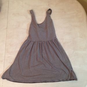 Navy and white cotton on dress. Size medium