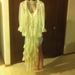 Fredrick's of Hollywood Vintage bridal nightgown