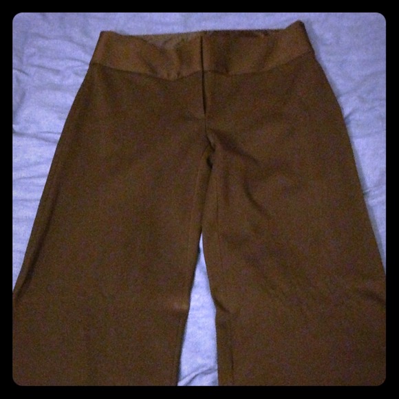 Size 6 high wasted brown dress pants by INC