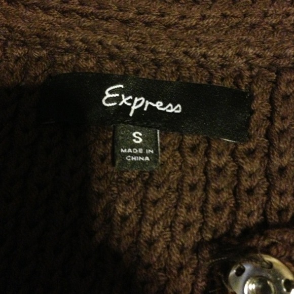 **REDUCED**Express Sleeveless brown sweater - Picture 2 of 3