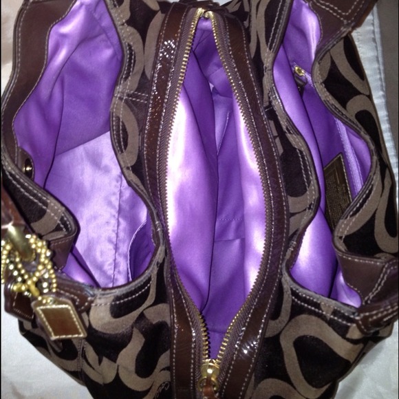 Coach Madison Maggie w/ OP Art Sateen - Picture 2 of 4