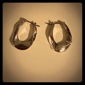 Lia Sophia small stainless steel earrings