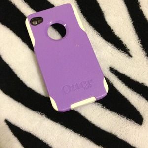 Otterbox iPhone 4/4S case purple/white