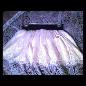 ***REDUCED***Wet seal lace skirt