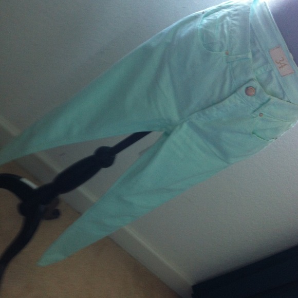 ❌SOLD❌ Mint green Zara pants