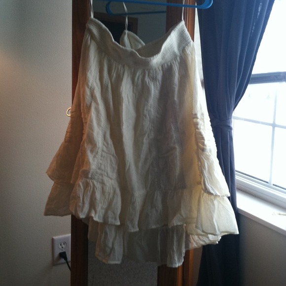 Fun hi low skirt from Anthropologie