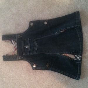 Toddler Burberry overall dress! So Adorable!!