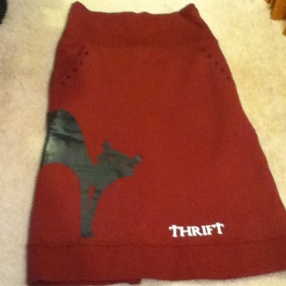 Warm Witch Fleece skirt with drawstring