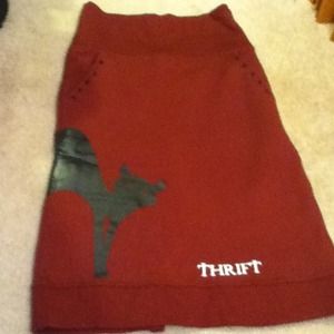 Warm Witch Fleece skirt with drawstring