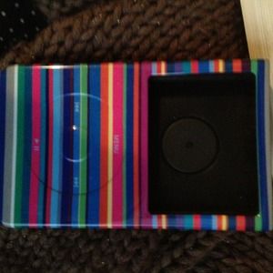 iPod case for iPod video. Rainbow colored.
