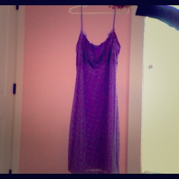 Purple cocktail dress