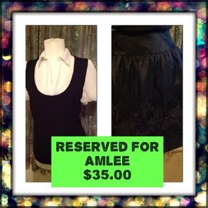 Reserved for Amlee $35.00