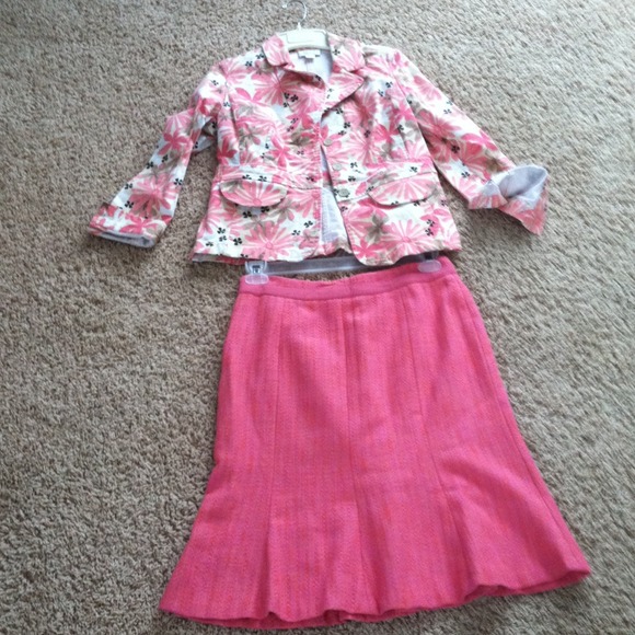 Loft adorable floral blazer, 8p.