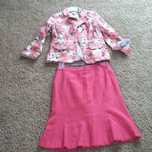 Loft adorable floral blazer, 8p.