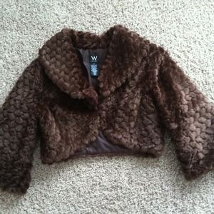 Soft and sophisticated faux fur jacket