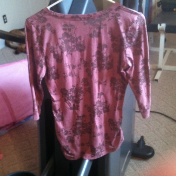 Floral print see through shirt! - Picture 2 of 2