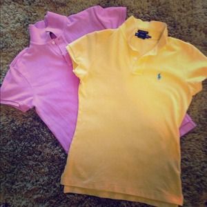 2 RALPH LAUREN Polo Shirts REDUCED