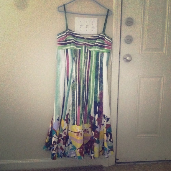 Sweetheart neck line spring dress