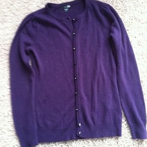 Dark purple East 5th long sleeve cardigan-like new