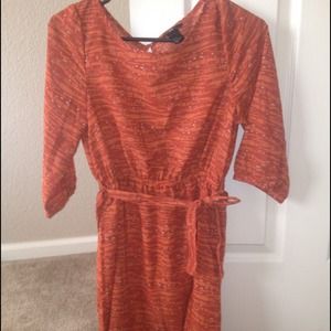 💢💢💢SOLD 💢💢💢Burnt orange H&M dress...