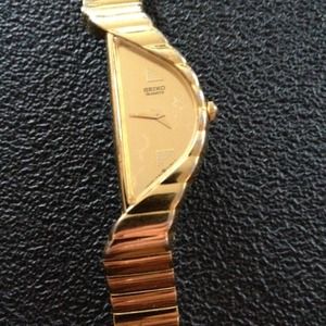 Vintage Seiko Half Moon watch.