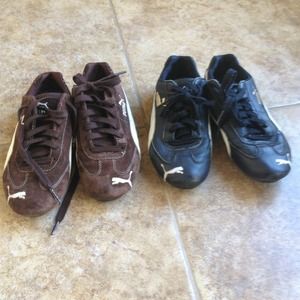 2 Pairs of Puma tennis shoes
