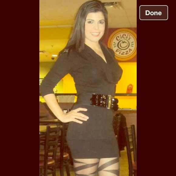 Sweater dress.