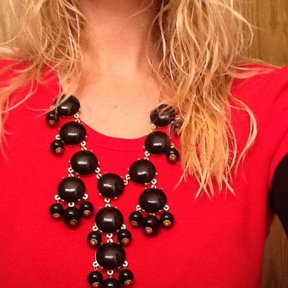 Black bubble necklace
