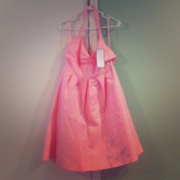 Pink JCrew Halter Dress. PRICE REDUCED!!