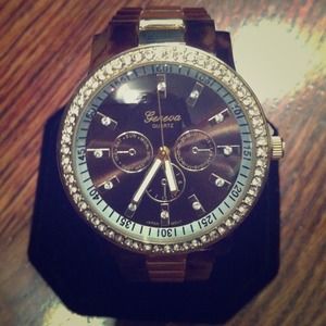 Tortoise Shell Geneva Watch