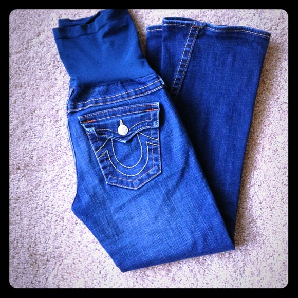 👖👖SOLD👖👖Maternity True Religion Jeans