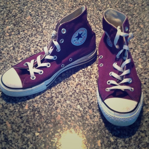Purple Chuck Taylor's