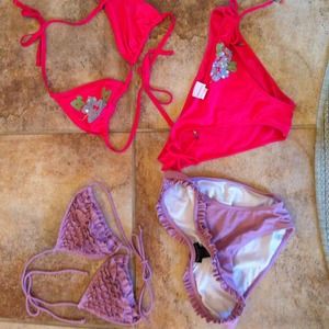 Two bikinis size large